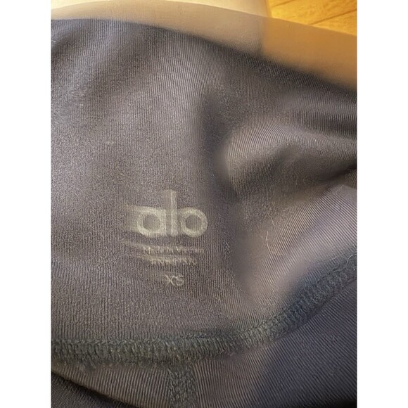 ALO Yoga Size XS Moto Leggings Navy Blue - Picture 5 of 5